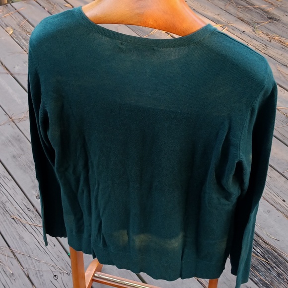 NY & C Jeweled-Button Chelsea Crewneck Cardigan Size: XL NEW WITH TAGS - Picture 4 of 6